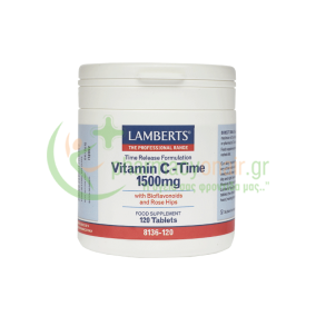 LAMBERTS - Vitamin C Time Release 1500mg tabs 120s