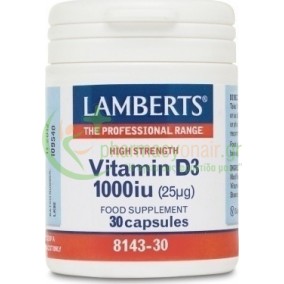 LAMBERTS - D3 1000iu caps 30s
