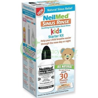 NEILMED - Sinus Rinse Kids Starter Kit & Premixed Sachets 30τμχ