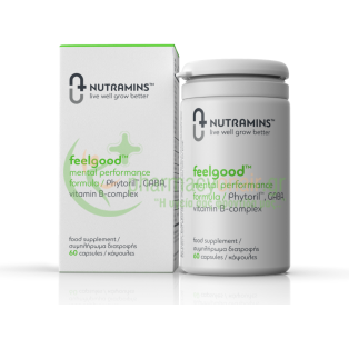 NUTRAMINS - Feelgood Mental Performance Formula caps 60s Αυπνία