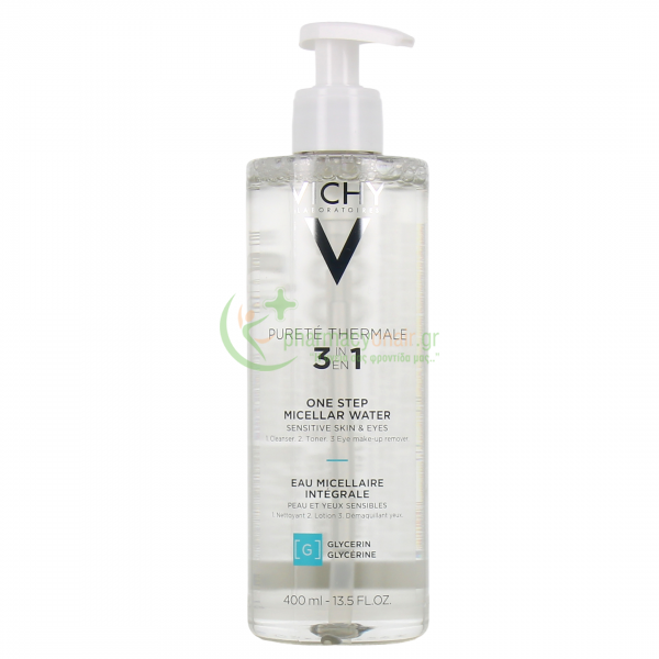VICHY - Purete Thermale Eau Micellaire Minerale Sensitive Skin 400mL Καθαρισμός προσώπου - Ντεμακιγιάζ VICHY - Purete Thermale Eau Micellaire Minerale Sensitive Skin 400mL Καθαρισμός προσώπου - Ντεμακιγιάζ