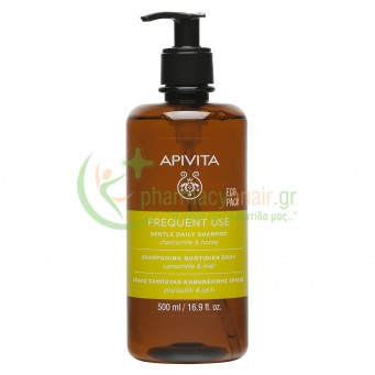 APIVITA - Eco Pack Σαμπουάν Για Καθημερινή Χρήση με Χαμομήλι & Μέλι 500mL