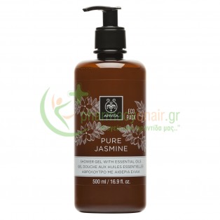 APIVITA - Eco Pack Pure Jasmine Αφρόλουτρο με Αιθέρια Έλαια & Γιασεμί 500mL
