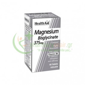 HEALTH AID - Magnesium Bisglycinate 375mg tabs 60s