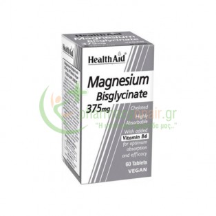 HEALTH AID -Magnesium Bisglycinate 375mg tabs 60s 