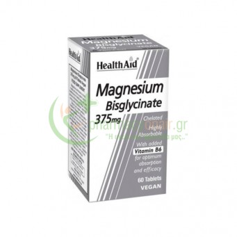 HEALTH AID - Magnesium Bisglycinate 375mg tabs 60s