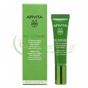 APIVITA - Bee Radiant Κρέμα Ματιών για Σημάδια Γήρανσης & Ξεκούραστη Όψη 15mL