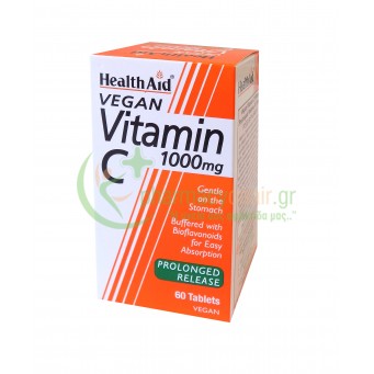 HEALTH AID - Vegan Vitamin C 1000mg tabs 60s