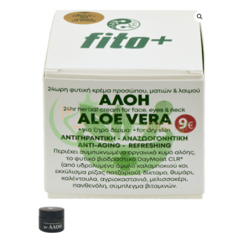 FITO+ - Αλόη Βέρα 24ωρη Φυτική Κρέμα Προσώπου Ματιών & Λαιμού 50mL