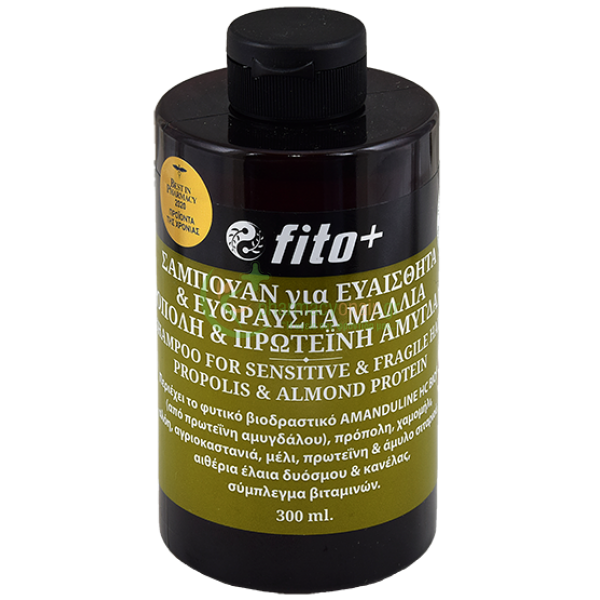 FITO+ - Σαμπουάν για Ευαίσθητα & Εύθραυστα Μαλλιά Πρόπολη & Πρωτεΐνη Αμυγδάλου 300mL Σαμπουάν - Conditioner Μαλλιών FITO+ - Σαμπουάν για Ευαίσθητα & Εύθραυστα Μαλλιά Πρόπολη & Πρωτεΐνη Αμυγδάλου 300mL Σαμπουάν - Conditioner Μαλλιών
