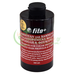 FITO+ - Σαμπουάν για Βαμμένα & Ταλαιπωρημένα Μαλλιά Πρόπολη & Φουμάρια 300mL