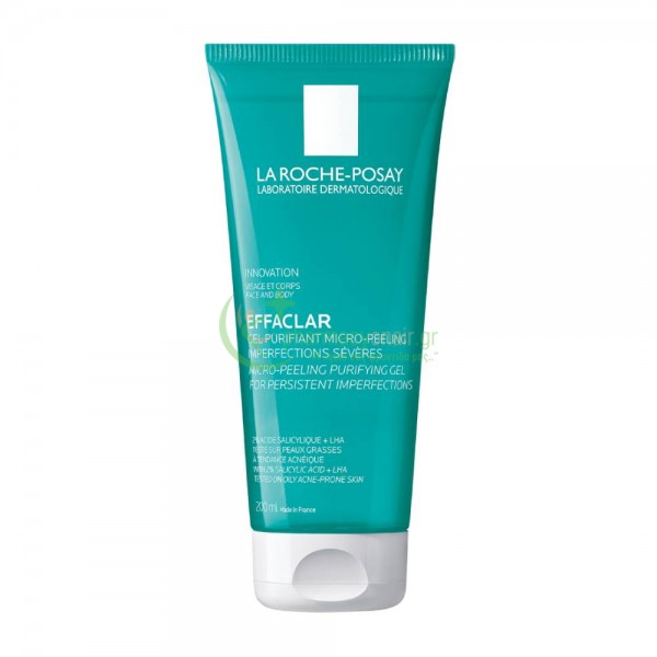 LA ROCHE POSAY - Effaclar Gel Purifiant Micro-Peeling Imperfections Severes 200mL Καθαρισμός προσώπου - Ντεμακιγιάζ