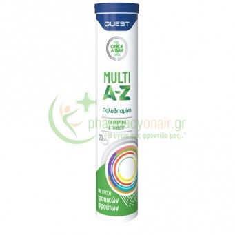 QUEST - Multi A-Z tabs 20s (Αναβράζοντα Δισκία)