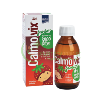 INTERMED - Calmovix Junior Σιρόπι για τον Ξηρό Βήχα με γεύση Φράουλα 125mL