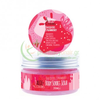 ALOE+ COLORS - Daiquiri Strawberry Body Sorbet Scrub 200mL