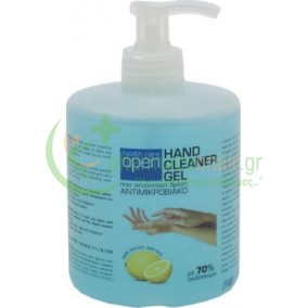 OPEN COSMETICS - Mild Antiseptic Hand Cleaner Gel 70% Αιθυλική Αλκοόλη 500mL