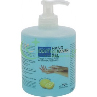 OPEN COSMETICS - Mild Antiseptic Hand Cleaner Gel 70% Αιθυλική Αλκοόλη 500mL
