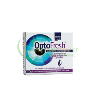 INTERMED - OptoFresh Σταγόνες για Οφθαλμικές Πλύσεις 10x0.5mL