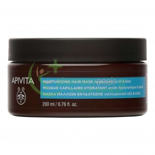 APIVITA - Moisturizing Hair Mask με Υαλουρονικό Οξύ & Αλόη 200mL Μάσκες Μαλλιών
