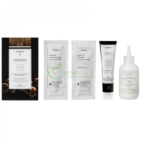 KORRES - Βαφή Argan Oil Ageless Colorant 10 Αποχρώσεις Βαφές Μαλλιών