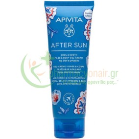 APIVITA - After Sun Δροσιστική & Καταπραϋντική Κρέμα-Gel για Πρόσωπο & Σώμα με Σύκο Αλόη & Πρόπολη 100mL APIVITA - After Sun Δροσιστική & Καταπραϋντική Κρέμα-Gel για Πρόσωπο & Σώμα με Σύκο Αλόη & Πρόπολη 100mL