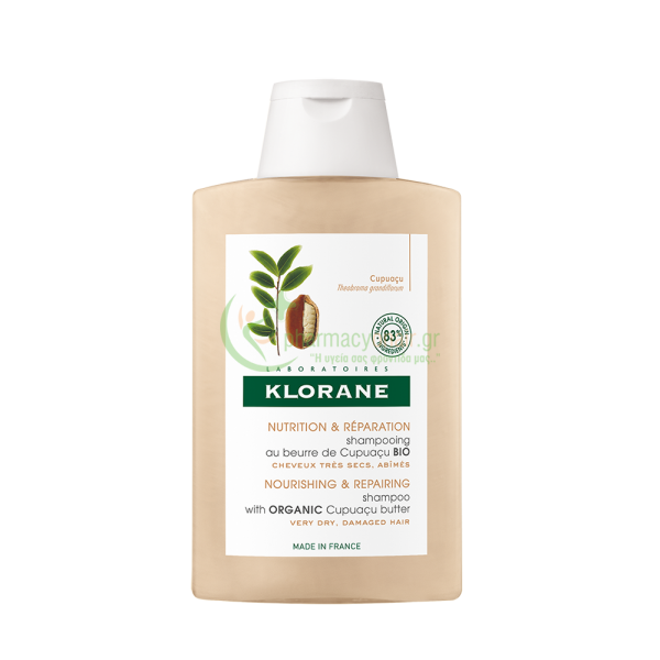 KLORANE - Nutrition & Reparation Shampoo au Beurre de Cupuacu 200mL Σαμπουάν - Conditioner Μαλλιών KLORANE - Nutrition & Reparation Shampoo au Beurre de Cupuacu 200mL Σαμπουάν - Conditioner Μαλλιών