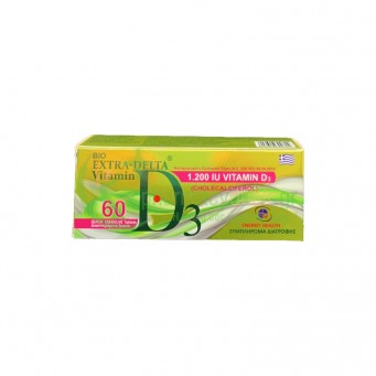 MEDICHROM - Bio Extra Delta Vitamin D3 1200iu tabs 60s