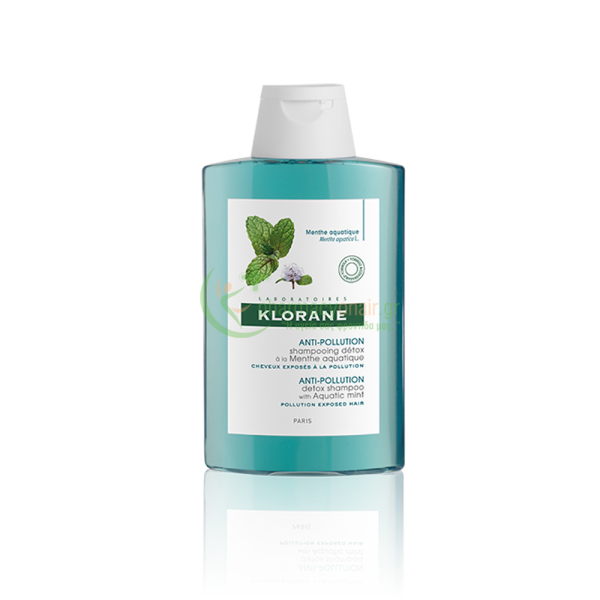 KLORANE - Anti-Pollution Shampoo a la Menthe Aquatique 200mL Σαμπουάν - Conditioner Μαλλιών