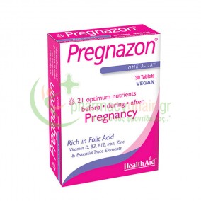 HEALTH AID - Pregnazon tabs 30s