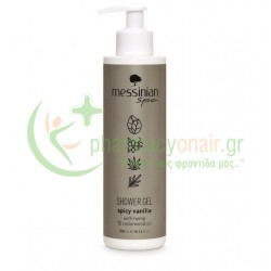 MESSINIAN SPA - Spicy Vanilla Αφρόλουτρο Hemp & Cedarwood Oil 300mL