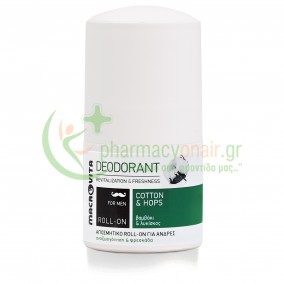 MACROVITA - Roll-On Deodorant for Men Cotton & Hops 50mL