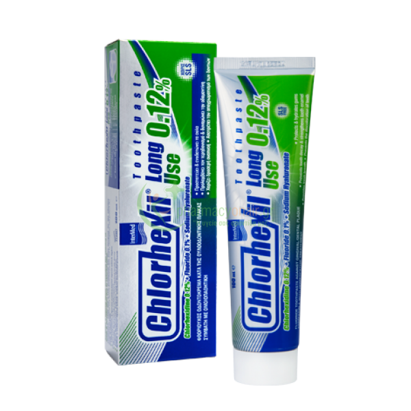 INTERMED - Chlorhexil 0.12% Long Use Οδοντόκρεμα 100mL Οδοντόκρεμες INTERMED - Chlorhexil 0.12% Long Use Οδοντόκρεμα 100mL Οδοντόκρεμες