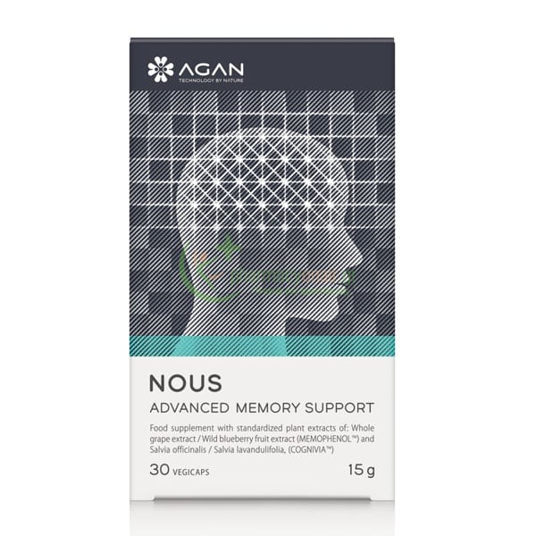AGAN - Nous Advanced Memory Support veg caps 30s Νοητική Υγεία - Ενίσχυση Μνήμης - Συγκέντρωση AGAN - Nous Advanced Memory Support veg caps 30s Νοητική Υγεία - Ενίσχυση Μνήμης - Συγκέντρωση
