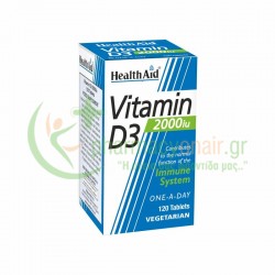 HEALTH AID - Vitamin D3 2000iu tabs 120s
