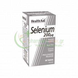 HEALTH AID - Selenium 200μg tabs 60s Αντιμετώπιση Τριχόπτωσης