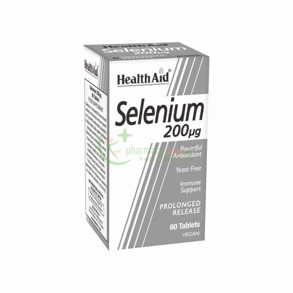 HEALTH AID - Selenium 200μg tabs 60s Αντιμετώπιση Τριχόπτωσης HEALTH AID - Selenium 200μg tabs 60s Αντιμετώπιση Τριχόπτωσης