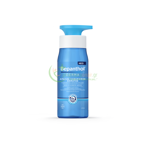 BEPANTHOL - Derma Απαλός Καθαρισμός Σώματος Καθημερινό Αφρόλουτρο Gel 400mL Αφρόλουτρα - Υγρά Καθαρισμού