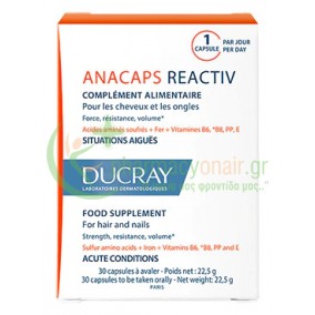 DUCRAY - Anacaps Reactiv caps 30s