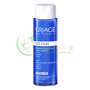 URIAGE - DS Hair Shampooing Doux Equilibrant 200mL Σαμπουάν - Conditioner Μαλλιών