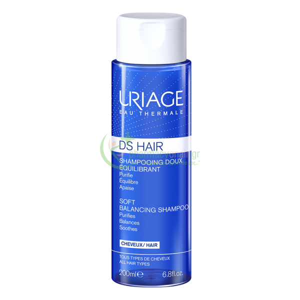URIAGE - DS Hair Shampooing Doux Equilibrant 200mL Σαμπουάν - Conditioner Μαλλιών URIAGE - DS Hair Shampooing Doux Equilibrant 200mL Σαμπουάν - Conditioner Μαλλιών