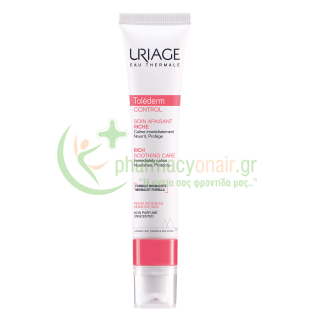 URIAGE - Tolederm Control Soin Apaisant Riche 40mL Ενυδάτωση - Λάμψη
