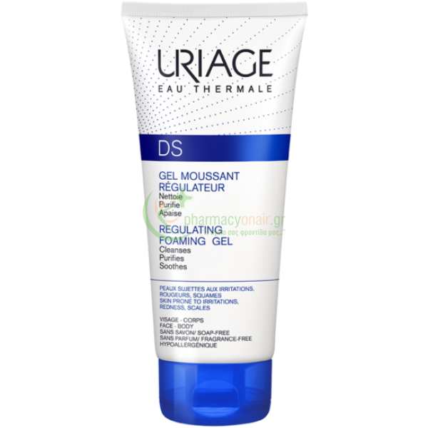 URIAGE - DS Gel Moussant Regulateur 150mL Καθαρισμός προσώπου - Ντεμακιγιάζ URIAGE - DS Gel Moussant Regulateur 150mL Καθαρισμός προσώπου - Ντεμακιγιάζ