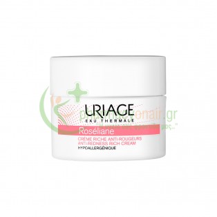 URIAGE - Roseliane Creme Riche Anti-Rougeurs 50mL Ενυδάτωση - Λάμψη