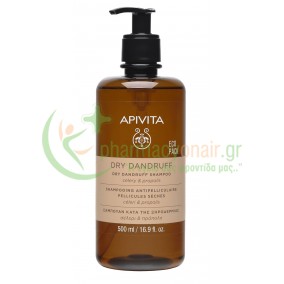 APIVITA - Dry Dandruff Eco Pack Σαμπουάν Κατά της Ξηροδερμίας με Πρόπολη & Σέλερι 500mL
