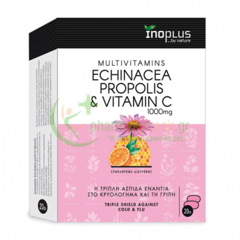 INOPLUS - Echinacea Propolis & Vitamin C 1000mg tabs 20s