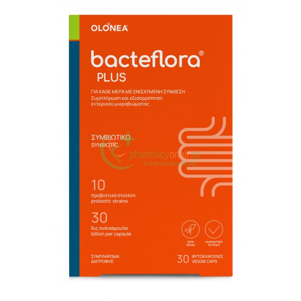 OLONEA - Bacteflora Plus veg caps 30s Προβιοτικά OLONEA - Bacteflora Plus veg caps 30s Προβιοτικά