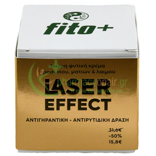 FITO+ - Laser Effect 24ωρη Φυτική Κρέμα Προσώπου Ματιών & Λαιμού 50mL Αντιγήρανση 35+