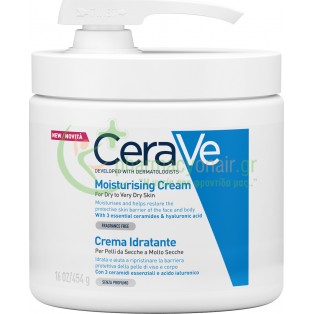 CERAVE - Moisturising Cream Pump 454gr Ενυδάτωση Σώματος