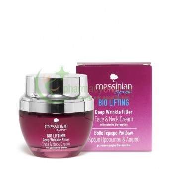 MESSINIAN SPA - Bio Lifting Βαθύ Γέμισμα Ρυτίδων Κρέμα Προσώπου & Λαιμού 50mL