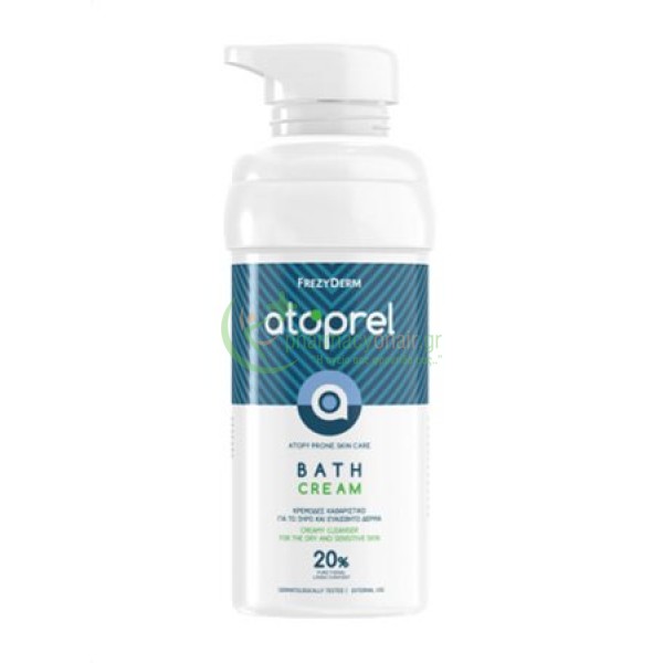 FREZYDERM - Atoprel Bath Cream Ειδικό Κρεμώδες Καθαριστικό 300mL Καθαρισμός Μωρού